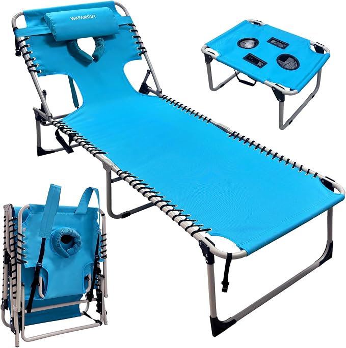 Backpack Sun Tanning Chair by WKFAMOUTCAMP