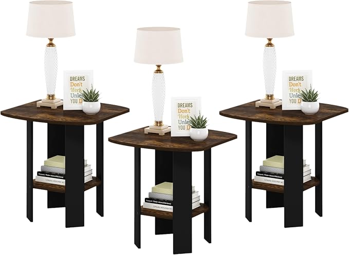 Furinno Simple Design End Side Night Stand/Bedside Table by Furinno-FitsYourSpaceFitsYourBudget