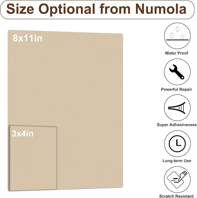Numola Leather Repair Patch 8×11inch Self-Adhesive Leather Repair Tape - Image 2