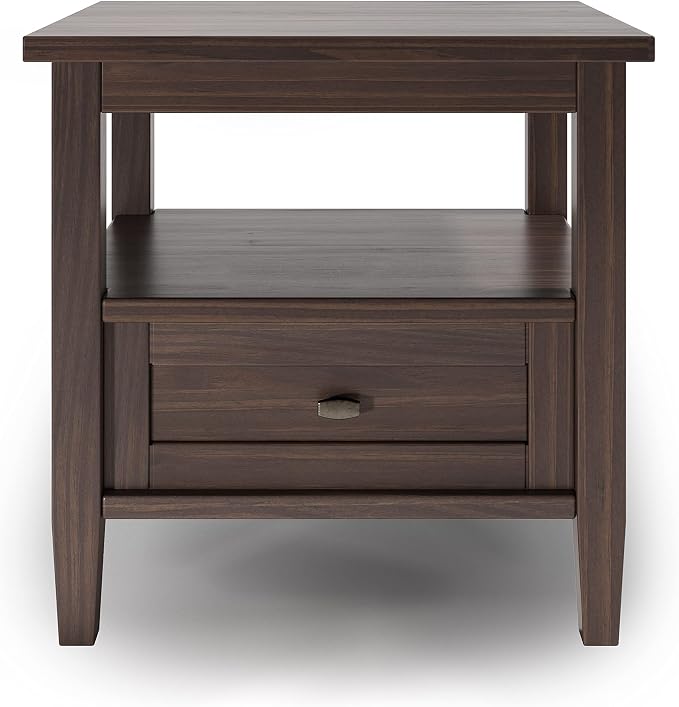 SIMPLIHOME Warm Shaker Solid Wood 20 inch Wide Transitional-Style End Tables in - Image 3