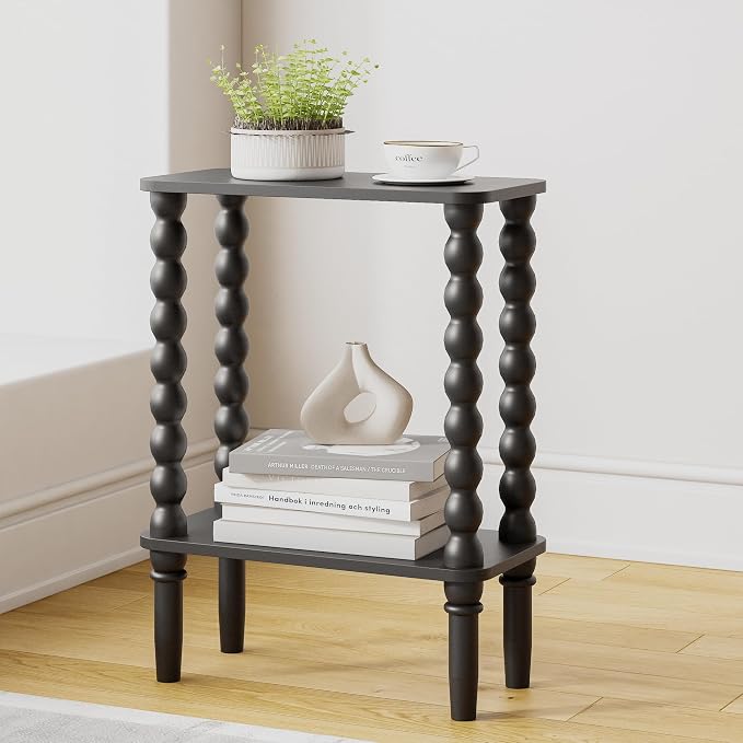 Veegle Narrow Side Table, Small End Table - Image 7