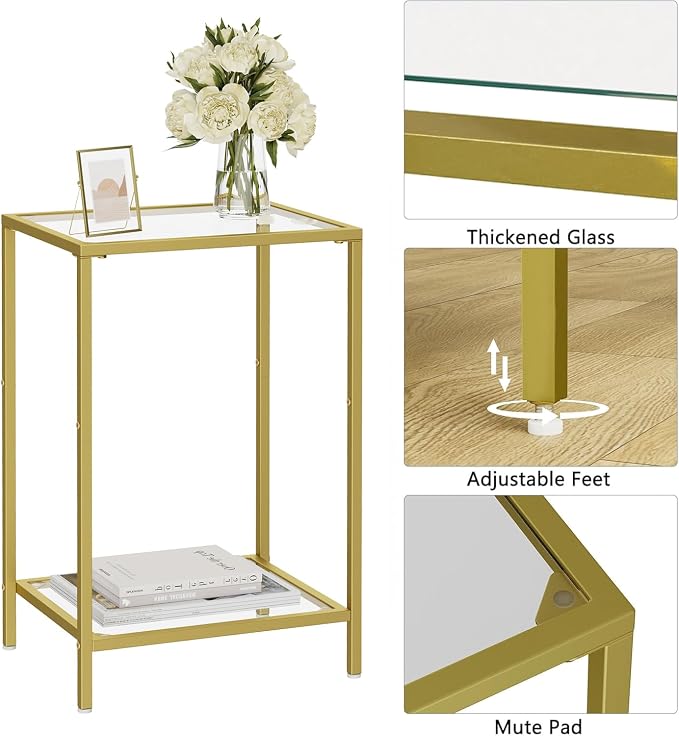 HOMSHO Side Tables Set of 2, End Tables - Image 8