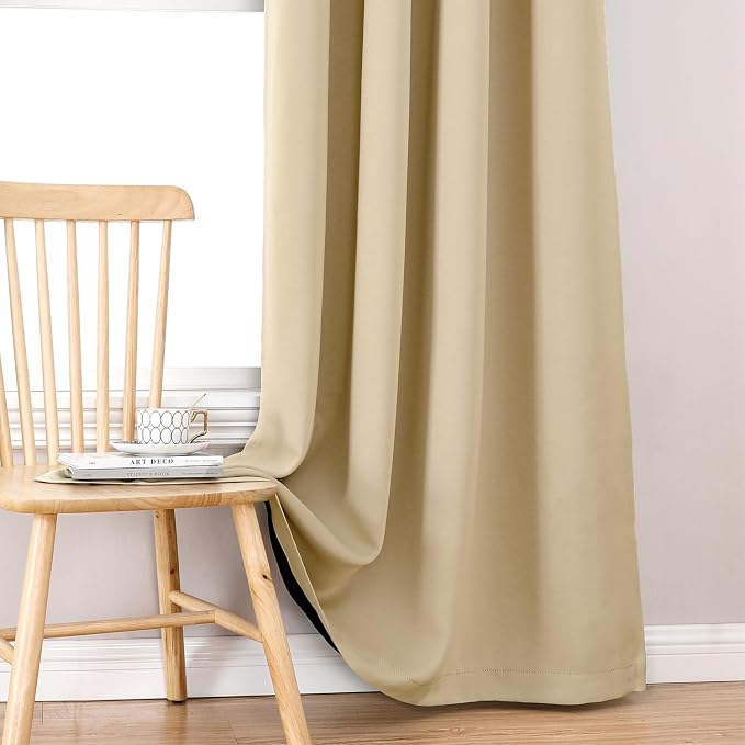 ChrisDowa 100% Blackout Curtains 78 inch Long - Image 6
