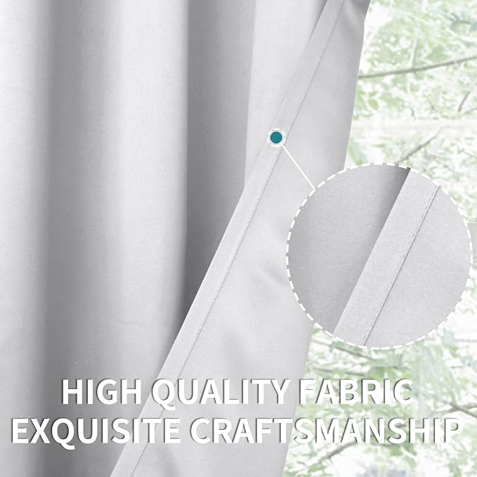 BGment Room Darkening Curtains 63 Inches Long - Image 7