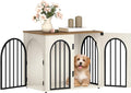 Hzuaneri 26.8'' Wooden Dog Crate Furniture, Indoor Dog Kennel Dogs Cage by Hzuaneri