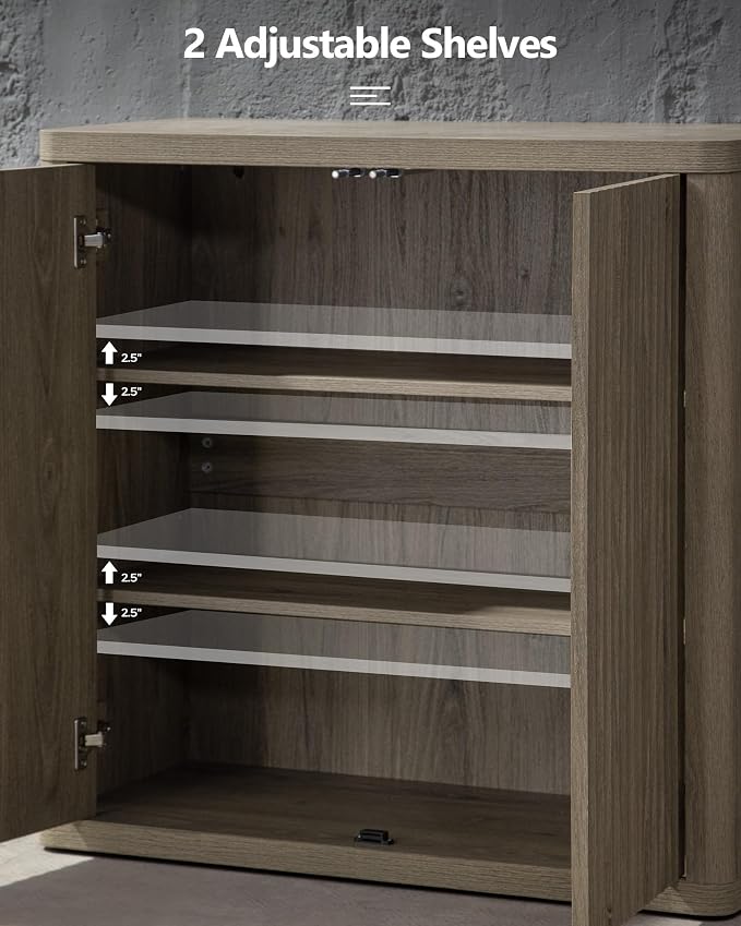 SICOTAS Buffet Cabinet with Storage 103.8" Sideboard Accent Modern Credenza - Image 5