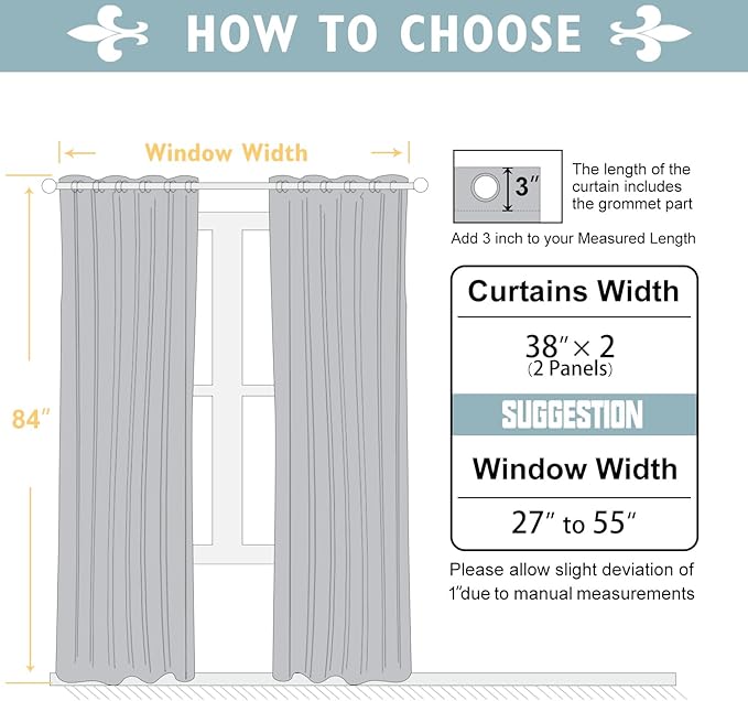 ChrisDowa 100% Blackout Curtains 84 inch Long - Image 7