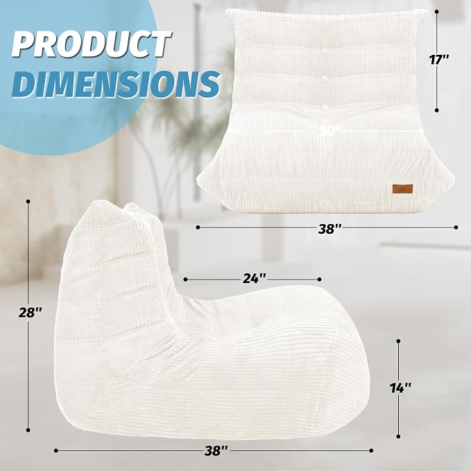 Bean Bag Chair, Giant Beanbag Chairs - Image 2