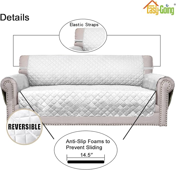 Easy-Going Reversible Oversized Couch Cover - Image 3