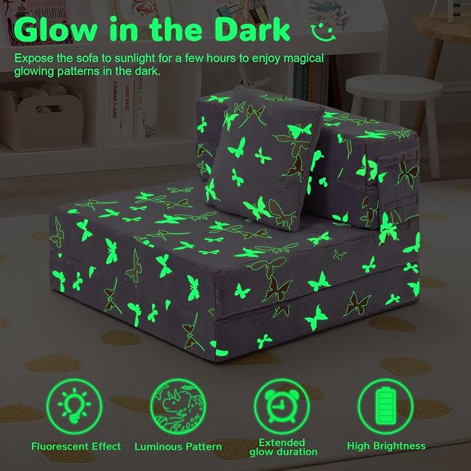 MeMoreCool Foldable Futon Chair Bed - Image 8