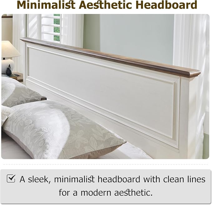 T4TREAM Farmhouse Queen Bed - Image 6