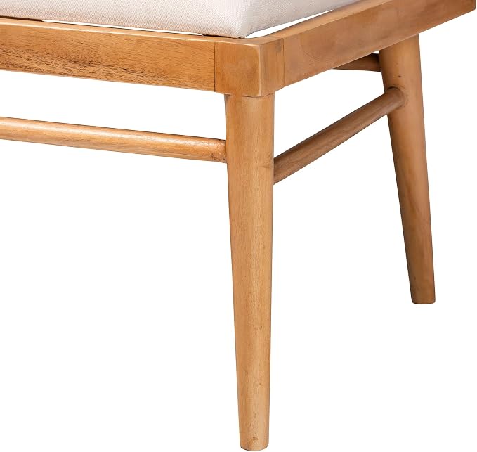 bali & pari Denver Modern Bohemian Natural Seagrass and Acacia Wood 5-Piece - Image 9