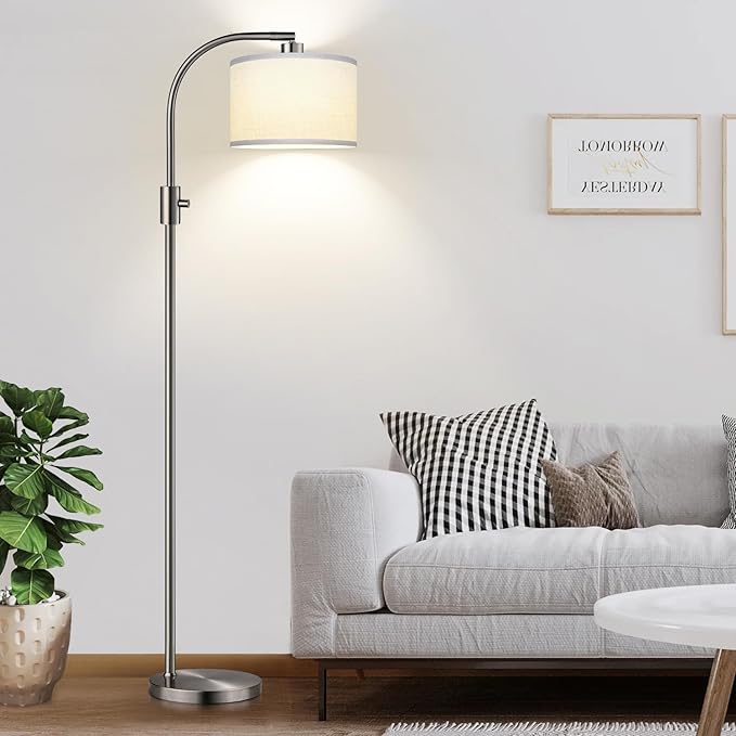 Nintiue Upgraded Modern Arc Dimmable Tall Standing Floor Lamp - Image 5