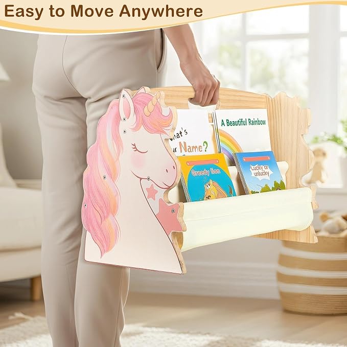 Toddler Bookshelf Double-Sided - Image 6