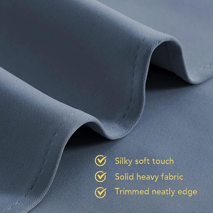 NICETOWN Blackout Draperies 60" W x 84" L Curtains - Image 5