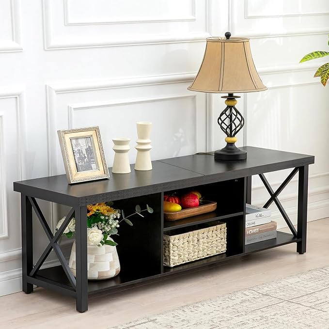 GAZHOME TV Stand for TV up to 65 Inches, TV Cabinet - Image 3