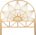 Kouboo Sunflower Rattan Full Headboard Bedroom Bedroom Furniture Headboard Full by KOUBOO