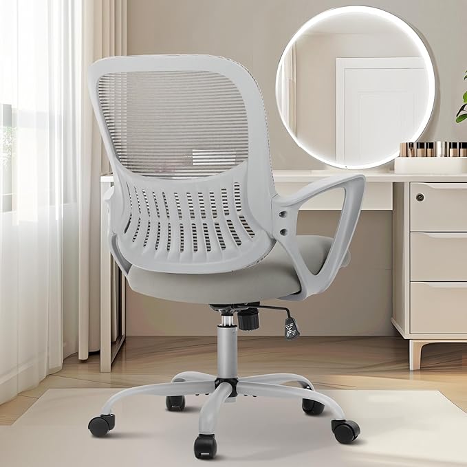Sweetcrispy Ergonomic Mid-Back Mesh Home Office Desk Chair by Sweetcrispy
