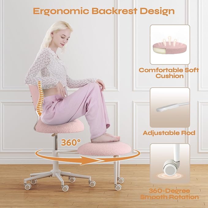 Pinmoco Ergonomic Cross Legged Office Chair - Image 4