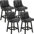 YaFiti Swivel Bar Stools Set of 4, 26 Inch Counter Height Bar Stools by YaFiti