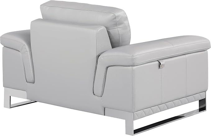 Blackjack Furniture Weston Collection Genuine Italian Leather Living Room Chair - Image 3
