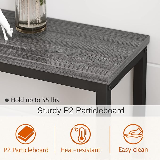 SUPERJARE 70 Inch Console Table - Image 8