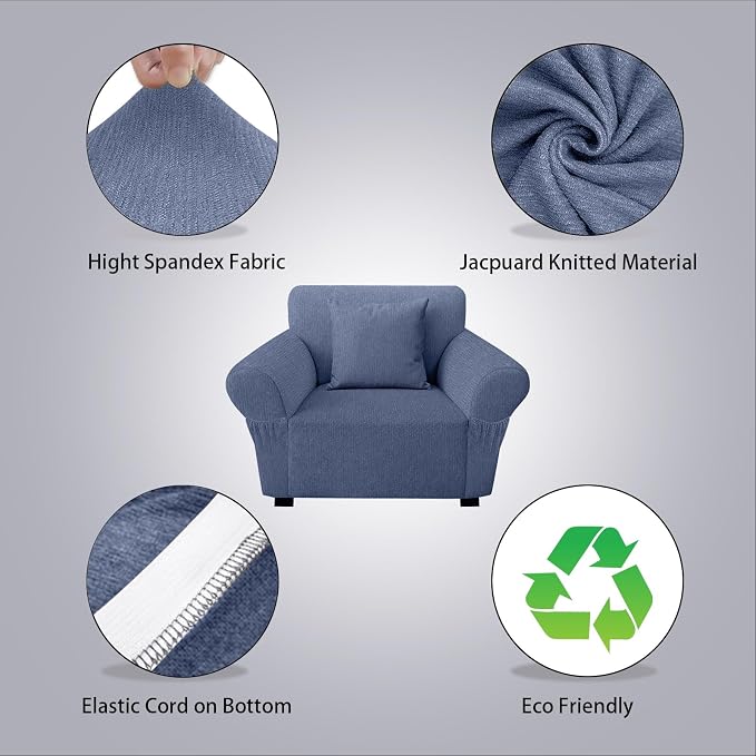 Armchair Slipcover with 1 Pillow Cover - Image 2