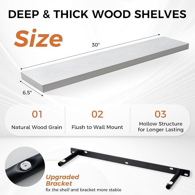 Fun Memories Floating Shelves for Wall, Floating Shelf for Living Room - Image 3