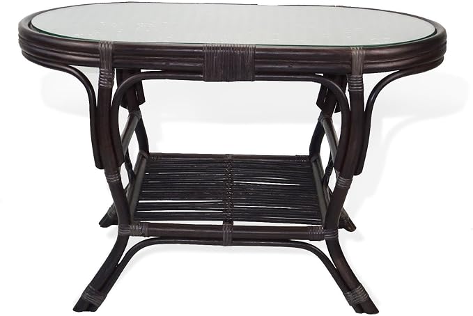 Malibu Lounge Set of 4: 2 Natural Rattan Wicker Chairs, Three-Seater Sofa - Image 8