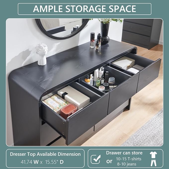 Aitjunz Modern 7 Drawers Dresser - Image 4