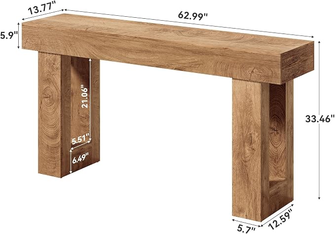 LITTLE TREE 63 Inches Long Console Table - Image 7