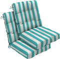 Outdoor Chair Cushions Set of 2, High Back Soft Seat Pad by zanwuhwyd