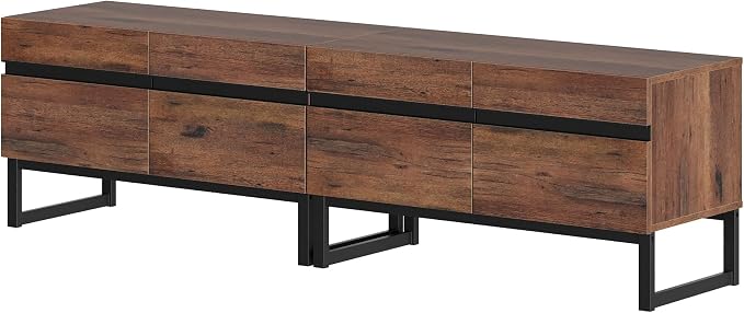 WAMPAT Modern TV Stand for 50-75 Inch TVs, Wood Entertainment Center - Image 9