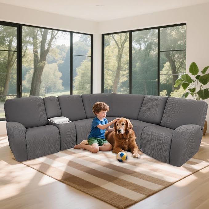 100% Waterproof Sectional Recliner Couch Covers - Image 2