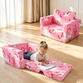 Kids Couch, 2-in-1 Kids Fold Out Couch, Convertible Sofa to Lounger by Beavtaens