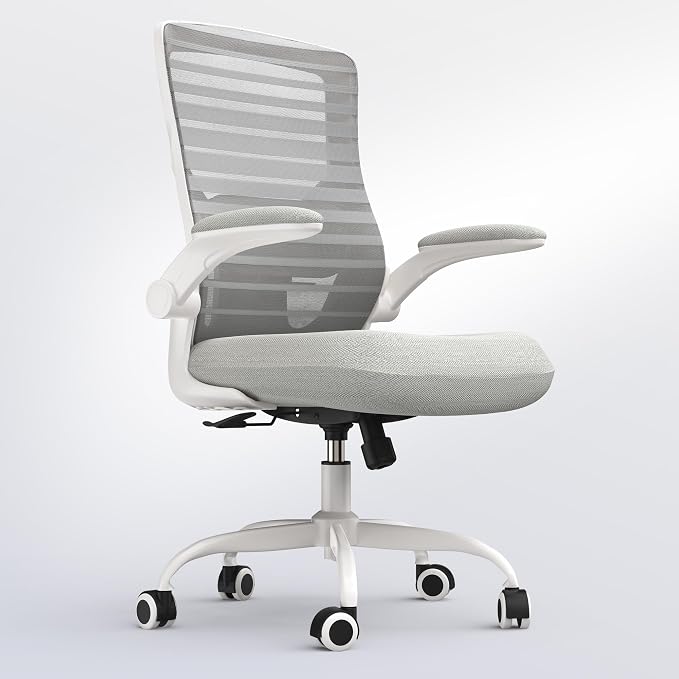 Office Chair for Long Hours & Back Pain Relief – 4" Molded Foam Cushion by QLTPLUS