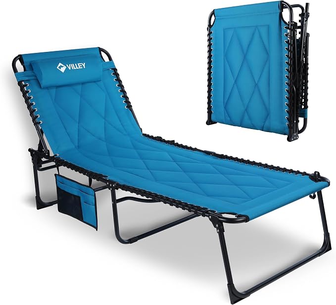 VILLEY Oversized Padded Chaise Lounge by WORKPRO
