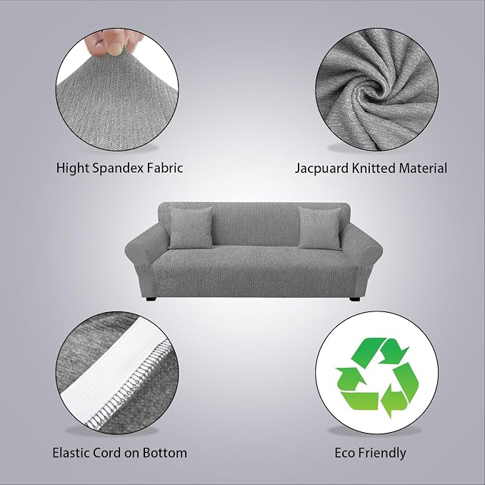 Sofa Slipcover with 2 Pillow Cover - Image 2