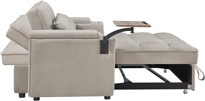 Auvsoce 65" Loveseat Sofa, Modern Couches - Image 6