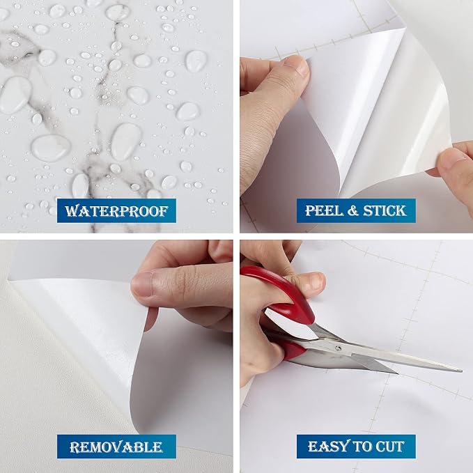 FunStick Matte Marble Contact Paper - Image 3