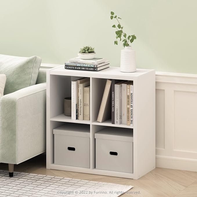 Furinno Cubicle Open Back Decorative Cube Storage Organizer - Image 2