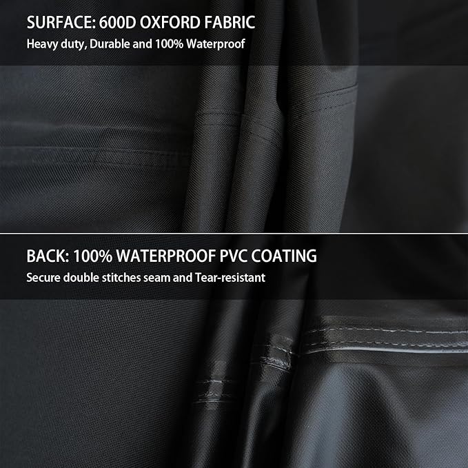 Patio Furniture Set Cover Waterproof Rectangular Heavy Duty 600D Outdoor - Image 6