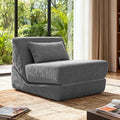 Fold Out Chair Bed, Folding Sofa Bed, 3 in 1 Convertible Sleeper Chair Bed by KAPEETOO