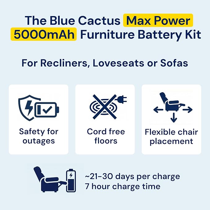 Blue Cactus 5000mAh Rechargeable Battery Pack - Image 2