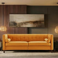 Dreamsir 78'' W Velvet Sofa, Mid-Century Love Seats Sofa Furniture by Dreamsir