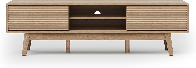 TOLEAD 59" TV Console, Mid Century Modern TV Stand - Image 7