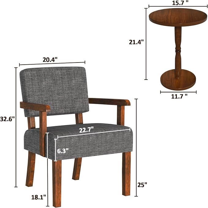 FAGAGA Accent Chair Set of 2 - Image 2