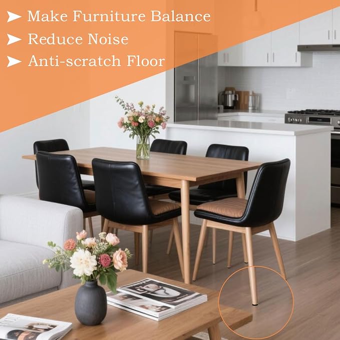 12 PCS M6 Thread Furniture Feet Levelers, Adjustable Furniture feet, Leveling - Image 7