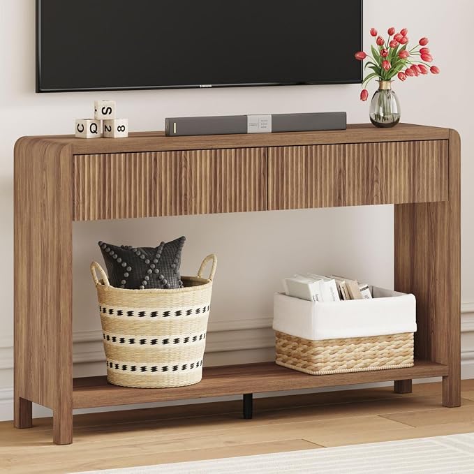FATORRI Console Sofa Table for Entryway, Wood Foyer Tables for Living Room - Image 6