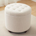 Ornavo Home Round Storage Ottoman by OrnavoHome
